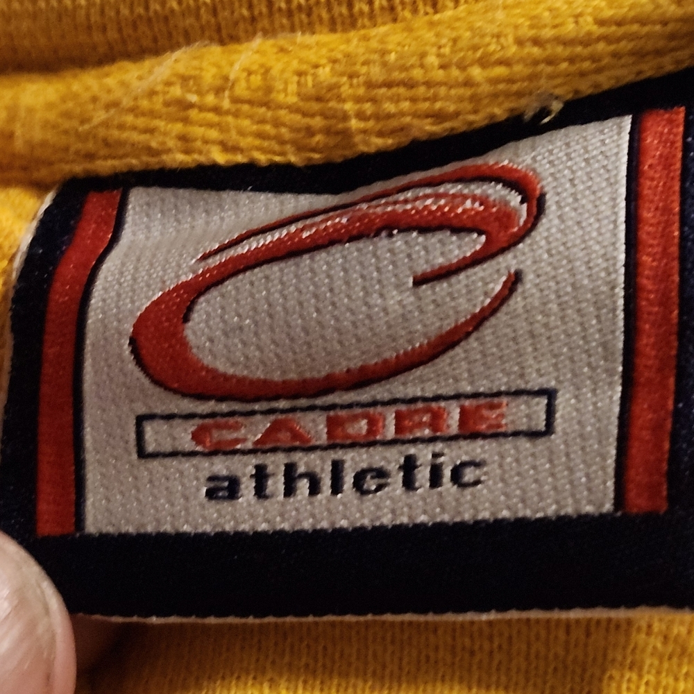 VTG Michigan Wolverines Sweatshirt Men's Size Large Yellow‎ Crewneck Pullover - Picture 5 of 8
